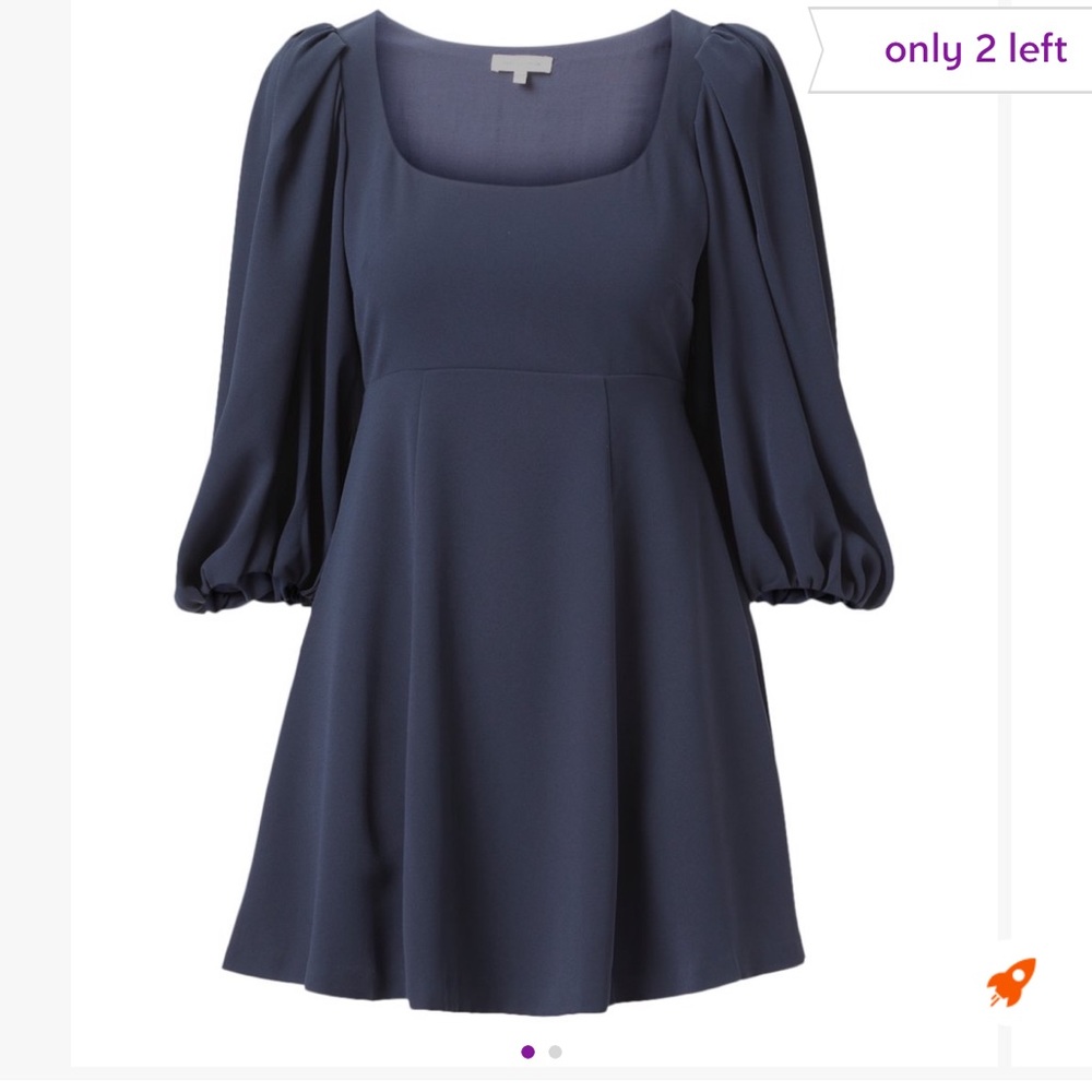 Rebecca Taylor Navy Mini Dress